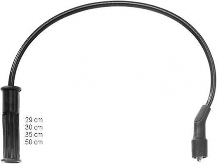 Провода высокого напряжения CLIO,MEGANE 1.6 97-98 CHAMPION CLS011 (фото 1)