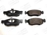 Колодки тормозные дисковые передние Renault Logan (07-) CHAMPION 573295CH (фото 1)