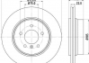 Диск гальмівний зад. BMW X3 (E83) 2.0-3.0D 09.03-12.11 HELLA 8DD 355 112-251 (фото 4)