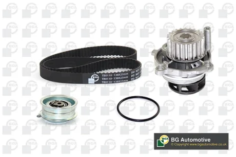 Комплект ГРМ (+ помпа) Audi A3/A4/Skoda Octavia/Caddy 1.6 96-13 BGA TB0110CPK-1