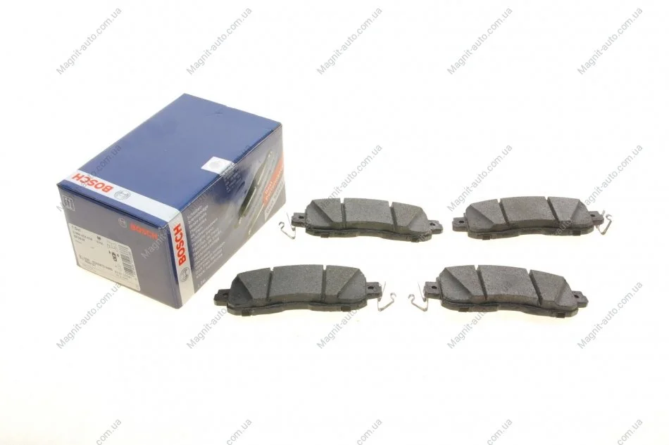 Гальмівні колодки дискові NISSAN Leaf \'\'F \'\'14>> BOSCH ="0986424638" (фото 1)
