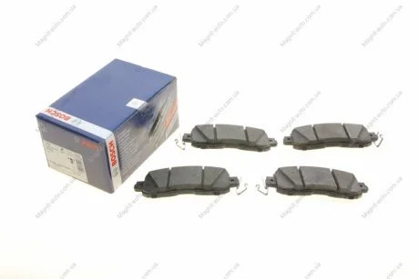 Тормозные колодки дисковые NISSAN Leaf ''F''14>> BOSCH ="0986424638"