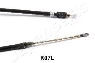KIA Трос ручн.тормоза лев.Sportage 00- JAPANPARTS BC-K07L