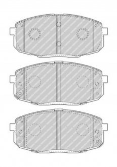 Гальмівні колодки, дискові FERODO FDB5038