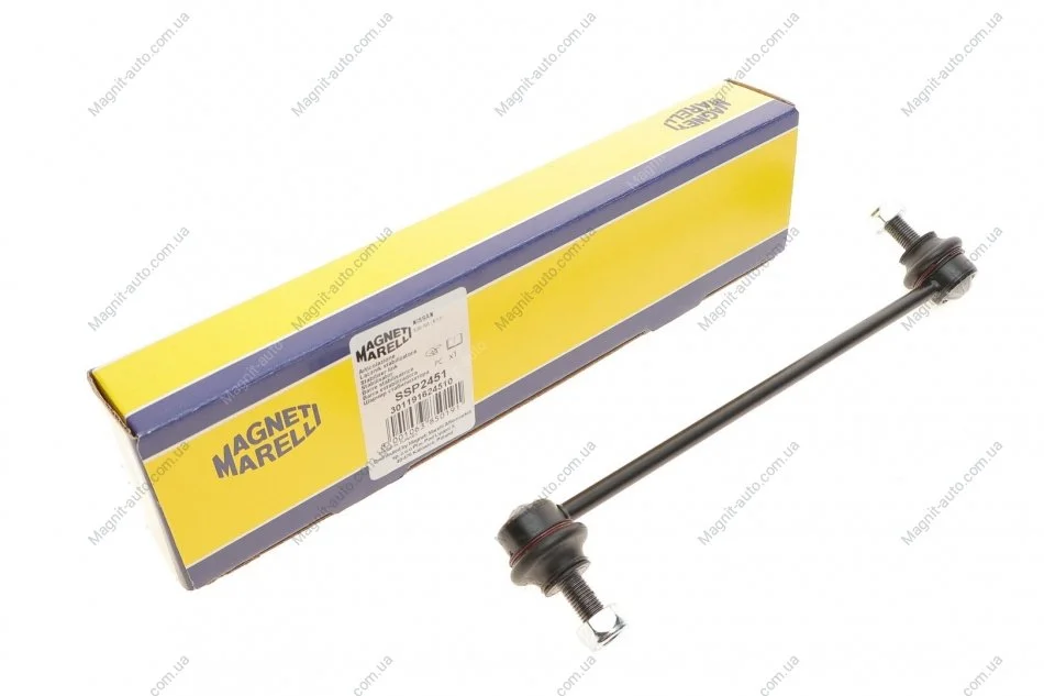 NISSAN Тяга стабілізатора передн.лев./прав.Micra 03- MAGNETI MARELLI 301191624510 (фото 1)