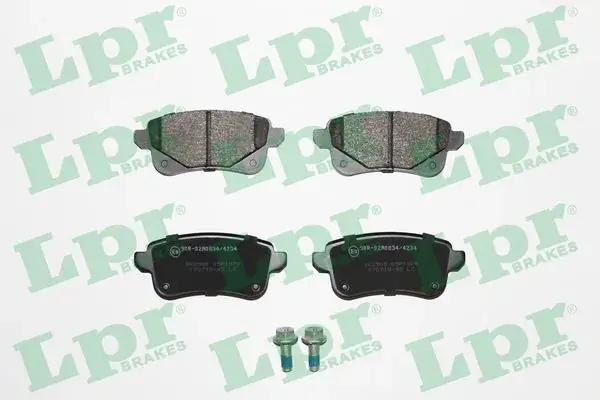 Колодки тормозные дисковые задние (+ болты) Renault Megane IV, Scenic (III,IV) LPR 05P1979 (фото 1)