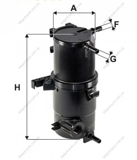 Фільтр паливний VW AMAROK 2.0 TDI 10- (вироб-во WIX-FILTERS) WIX FILTERS WF8580