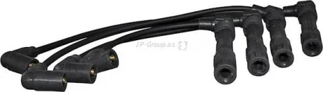 VW К-кт проводов зажигания Golf IV,V,Polo,Skoda Fabia,Octavia,Seat 1.4/1.6 99- JP GROUP 1192003510