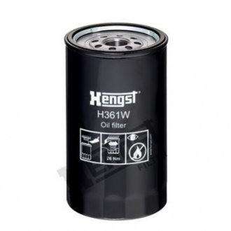 Фільтр масляний J.C.B. (Hengst) HENGST FILTER H361W