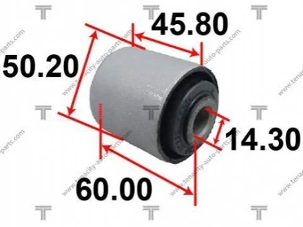 Сайлентблок рычага nissan patrol ty61 88-97 TENACITY AAMNI1062