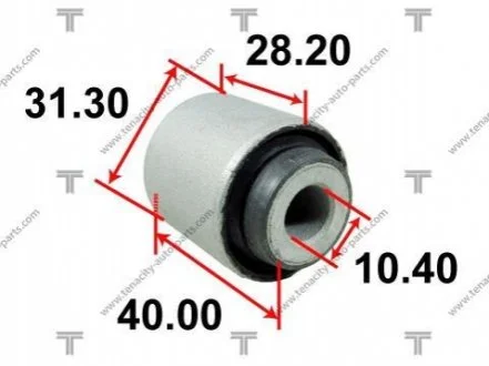 Сайлентблок рычага mitsubishi galant 94-99 TENACITY AAMMI1015