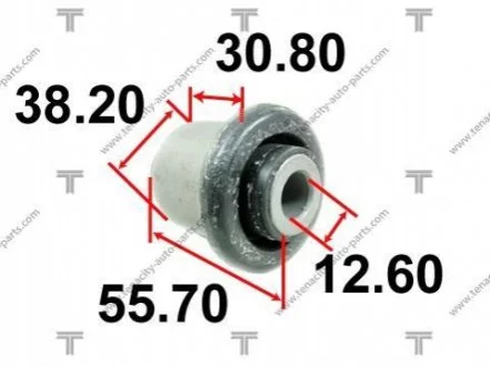 Сайлентблок рычага honda k20 accord 02-07 TENACITY AAMHO1019