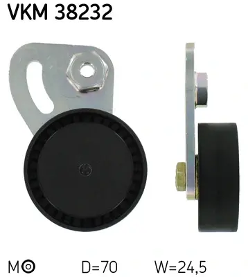 Ролик натяжний BMW 3/5/7 "1,6/2,5L "95-04 SKF ="VKM38232" (фото 1)