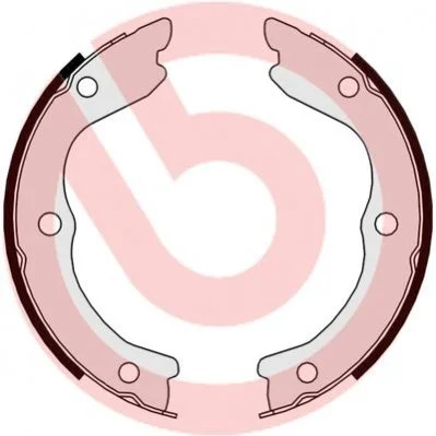 Колодки тормозные стояночного тормоза BREMBO S56543 (фото 1)