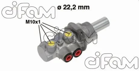 FIAT Главный тормозной цилиндр без ABS Doblo 05- (сист.Bosch) CIFAM 202-676