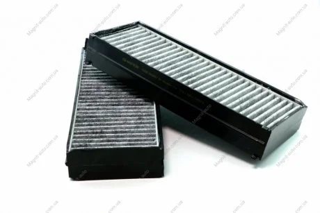 Фільтр салонний Huyndai Santa Fe I, Sonata IV, Trajet, 01-08, (2 шт), вугільний (SAK896S) SHAFER SAK896/S