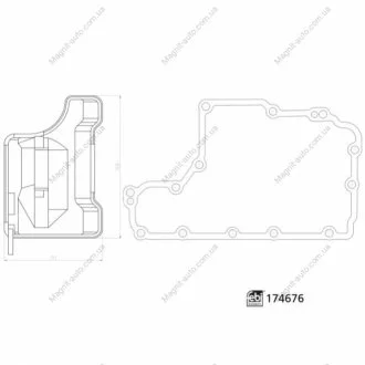 Фільтр гідравлічний КПП FEBI BILSTEIN 174676