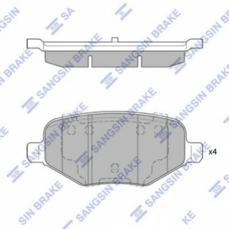 Кт. Гальмiвнi колодки Hi-Q (SANGSIN) SP1621