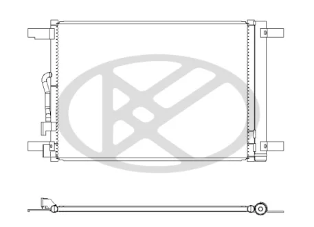 Радиатор кондиционера KOYORAD CD450921