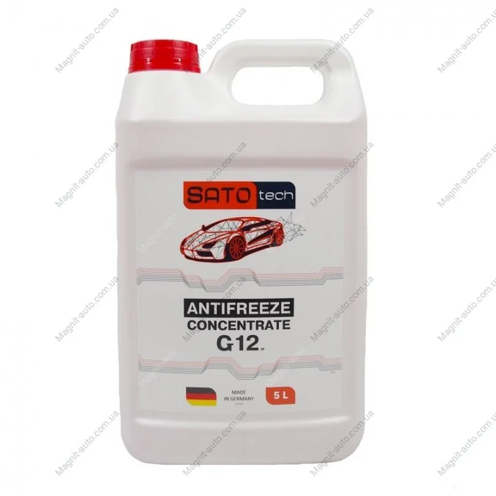 SATO Антифриз красный (-80С) 5л. G12 SATO TECH G1205R (фото 1)