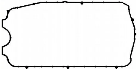 Прокладка клапанной крышки резиновая BGA RC6568