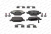 Комплект гальмівних колодок задній., FIAT 500, 500 C, PANDA 0.9/1.3D/1.4 10.07- FERODO FDB4464 (фото 1)