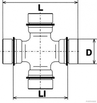 Хрестовина JAKOPARTS J2920301