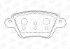 FORD Тормозные колодки задн.Mondeo 00-,Kangoo 01-,Jaguar X-Type CHAMPION 573320CH (фото 1)