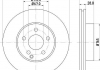 Гальмівний диск перед. вентильов. високовугл. MB C (W204) 07- HELLA 8DD 355 114-201 (фото 4)
