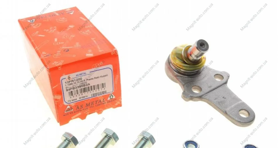 Опора шаровая (передняя/снизу) Ford Fiesta III 89-96 ASMETAL 10FR1200 (фото 1)
