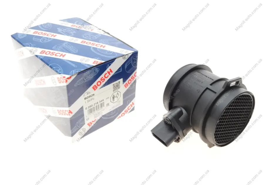 Датчик массового расхода воздуха MB E-CLASS (W210, w211), S-CLASS (W220) -05 (произ-во) BOSCH 0280218344 (фото 1)