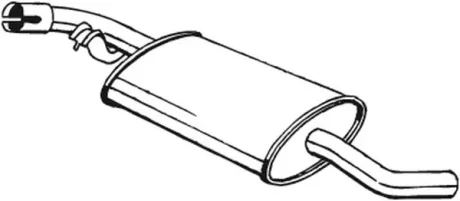 Глушник задня частина VW TRANSPORT 90-94 (233-741) BOSAL 233741