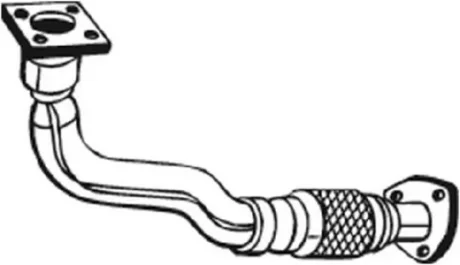 Труба вихлопна VW VENTO 91-95 (753-177) BOSAL 753177
