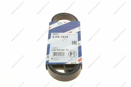 Ремінь П-клиновий 6PK1513 BOSCH ="1987945984"