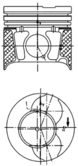 Поршень PEUGEOT 74,21 (вироб-во KS) KOLBENSCHMIDT 40469610