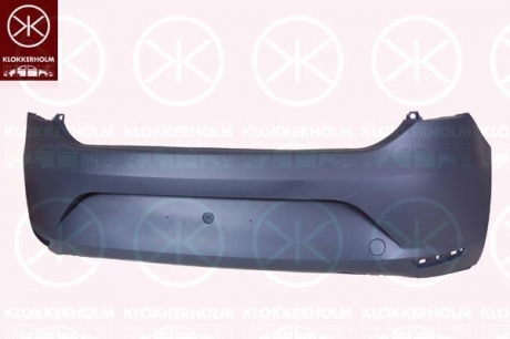 Бампер, грунтоване, задня KLOKKERHOLM 6614950A1