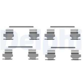 DELPHI NISSAN К-т пров. гальм. колодок Pathfinder 3,3-3,5 -04 Delphi LX0462