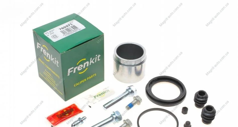 Ремкомпл. супорта перед. Kia Sportage/Hyundai Tucson 04-(d=60mm) (1 поршень/направляюча) FRENKIT 760571 (фото 1)