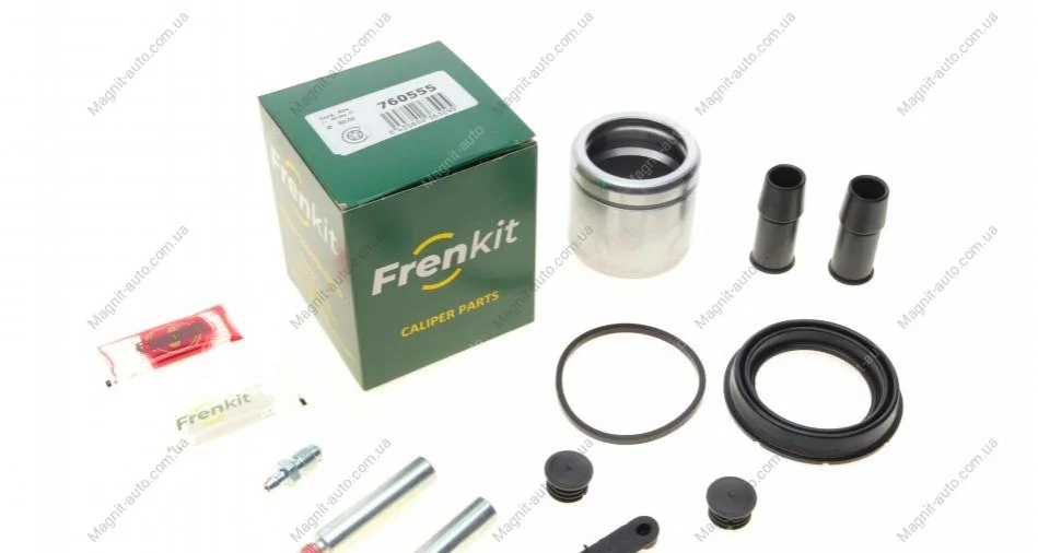 Ремкомплект супорту переднього VW Touareg/T5/T6 (d=60mm)(Ate)(+поршень/напрямні) Frenkit FRENKIT 760555 (фото 1)