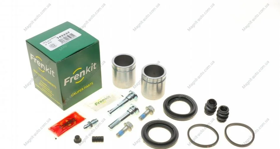 Ремкомплект переднього супорта Hyundai Santa Fe I (d=43mm)(Mando)(+поршень/напрямні) Frenkit FRENKIT 743227 (фото 1)