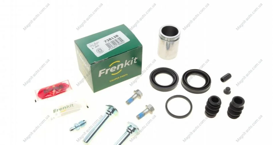 Ремкомплект супорту заднього MB Vito/Viano (W639)(d=38mm)(Bosch)(+поршень/напрямні) Frenkit FRENKIT 738128 (фото 1)