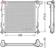 Радіатор HYUNDAI Tucson \'\'15>> DENSO ="DRM41020" (фото 1)