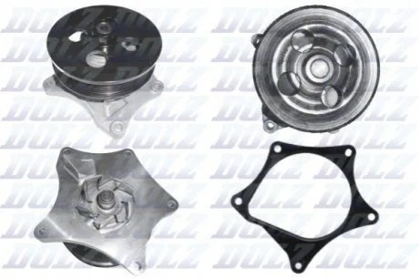Водяний насос ASTRA K/CORSA E/INSIGNIA B/MOKKA 1.0-1.5 14- DOLZ O277