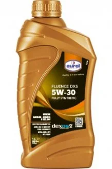 EUROL 1л Fluence DXS 5W-30 Масло синт. API SM/CF, ACEA C3 A3/B4, GM Dexos 2, VW502.00/505.00/505.01, MB229.31/229.51, BMW LL-01/LL-04, Ford M2C-917A, GM-LL-A-025/B-025 Eurol 012395