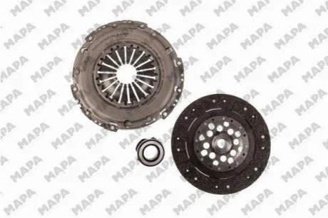VW К-кт сцепления (228мм) Audi A3,Seat,Skoda Octavia,SuperB,Caddy III,Golf V,VI,Passat,Touran 1.6/2.0TDI 03- Mapa 005228300