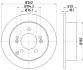 Диск гальмівний задній Hyundai Tucson 2.0 (04-10)/ Kia Sportage, Magentis 2.0, 2.7 (09-) NISSHINBO Nisshinbo ND6002K (фото 1)