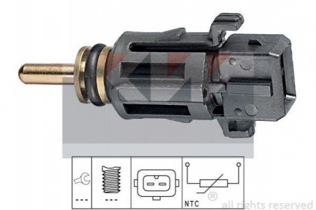 Датчик температури охолодж. рідини/масла/топлива (аналог EPS 1.830.279/Facet 7.3279) Kw 530 279