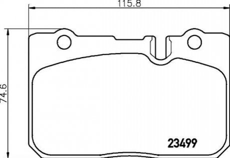 Колодки тормозные дисковые передние Lexus LS 400 (94-97) Nisshinbo NP1063 (фото 1)
