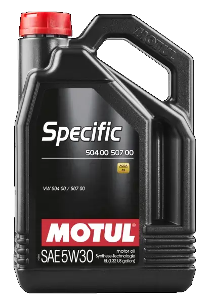 Масло моторное синтетическое `Specific 504.00-507.00 5W-30`, 5L MOTUL Motul 106375 (фото 1)
