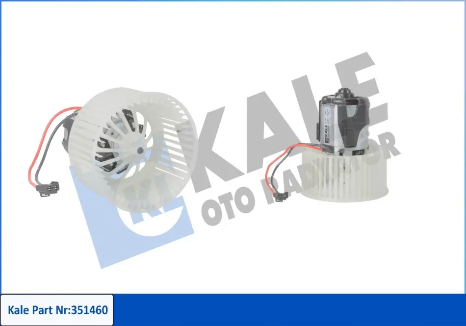 Вентилятор обігрівача салону BMW 5 F10 (10-), 6 F12 (11-), 7 F01 (09-) KALE OTO RADYATOR Kale oto radyator 351460 (фото 1)